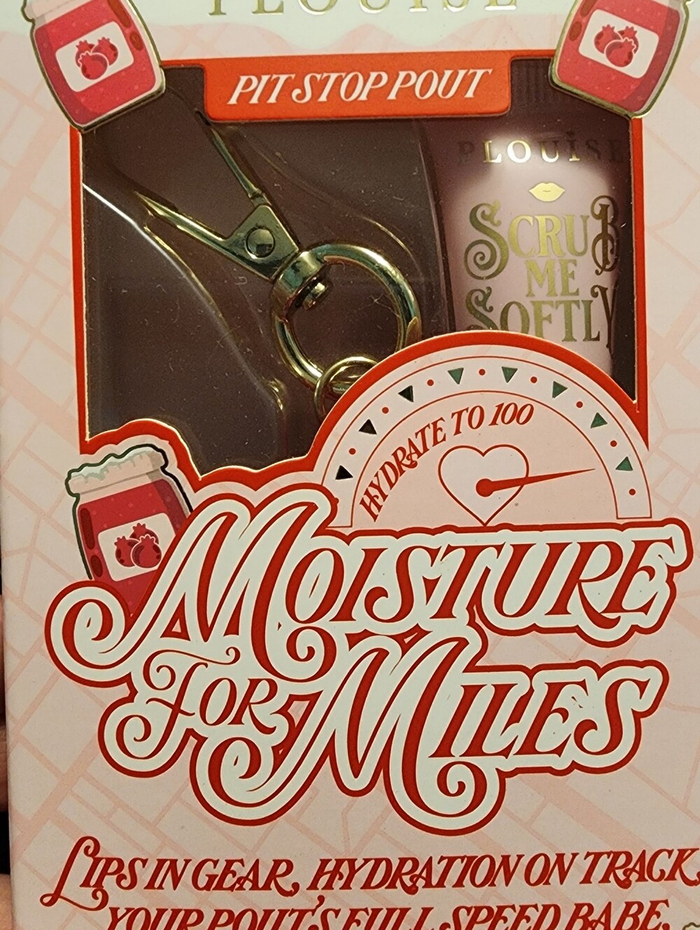 P.Louise Moisture for Miles Lip Care Set. Rare. Cranberry Flavored.